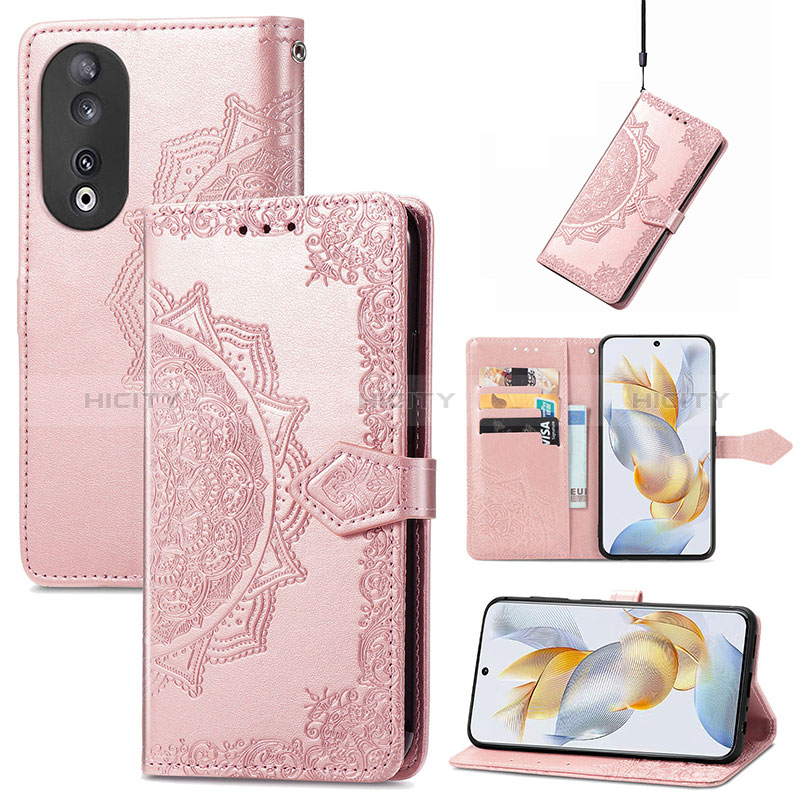 Coque Portefeuille Motif Fantaisie Livre Cuir Etui Clapet S07D pour Huawei Honor 90 5G Plus