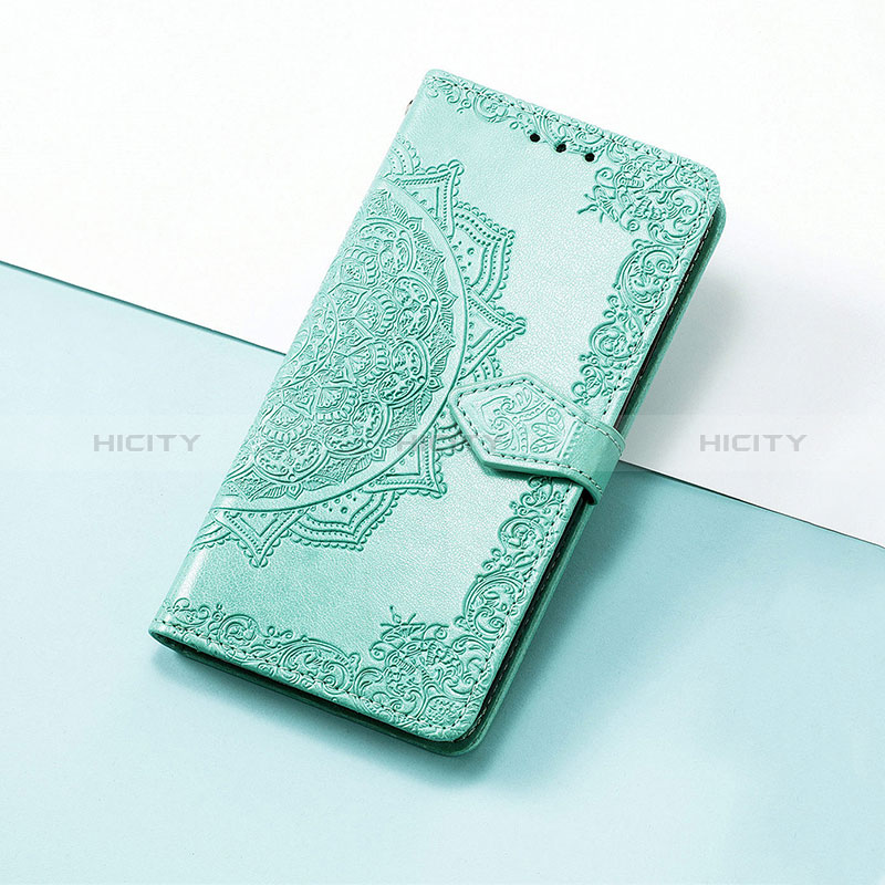 Coque Portefeuille Motif Fantaisie Livre Cuir Etui Clapet S07D pour Huawei Honor Magic3 5G Vert Plus