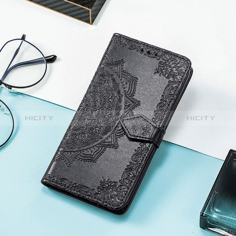 Coque Portefeuille Motif Fantaisie Livre Cuir Etui Clapet S07D pour Huawei Honor Magic4 Pro 5G Noir Plus