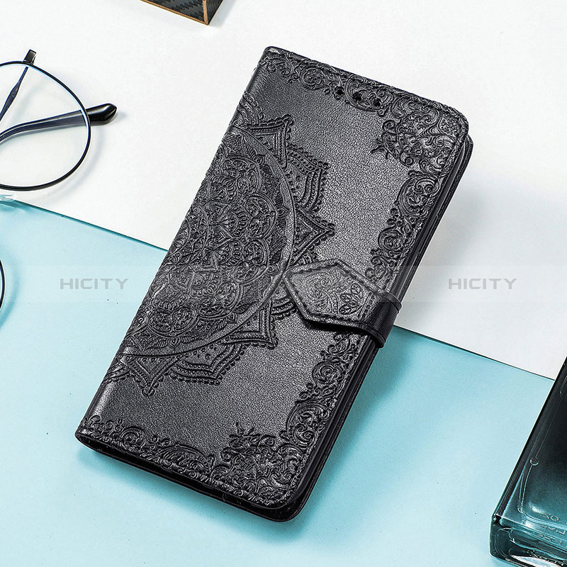 Coque Portefeuille Motif Fantaisie Livre Cuir Etui Clapet S07D pour Huawei Honor Magic5 5G Noir Plus