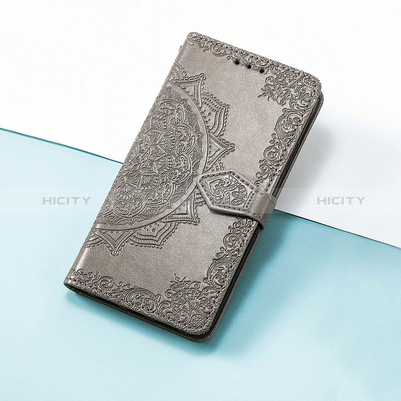 Coque Portefeuille Motif Fantaisie Livre Cuir Etui Clapet S07D pour Huawei Nova 10 Gris Plus