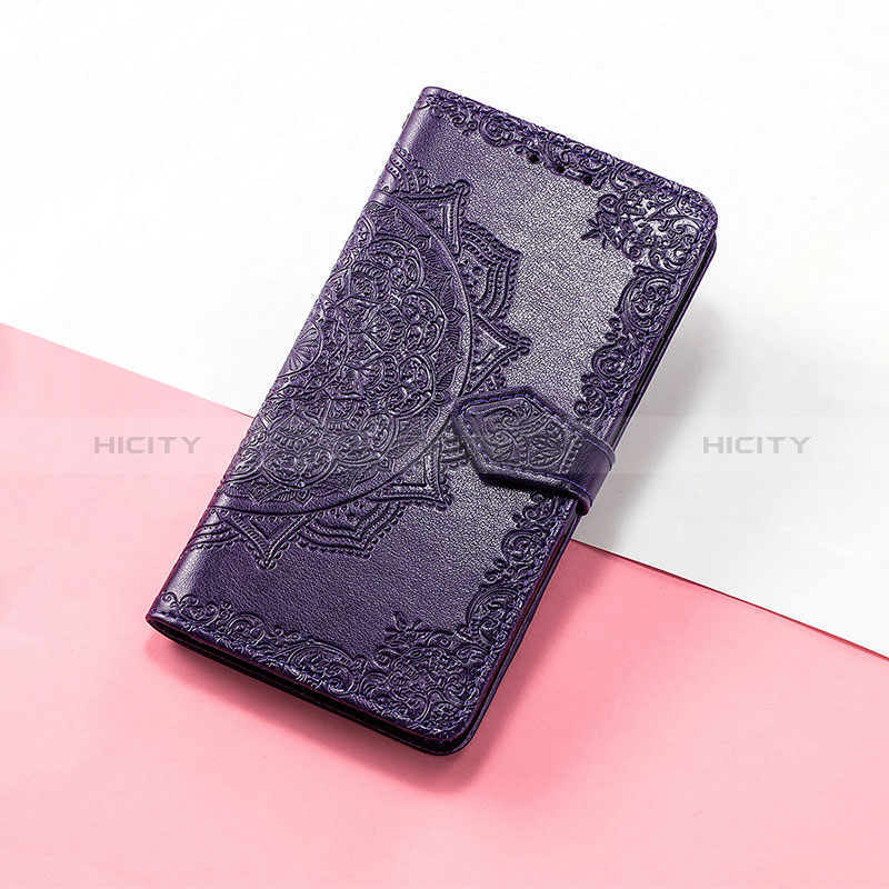 Coque Portefeuille Motif Fantaisie Livre Cuir Etui Clapet S07D pour Huawei Nova 10 Violet Plus