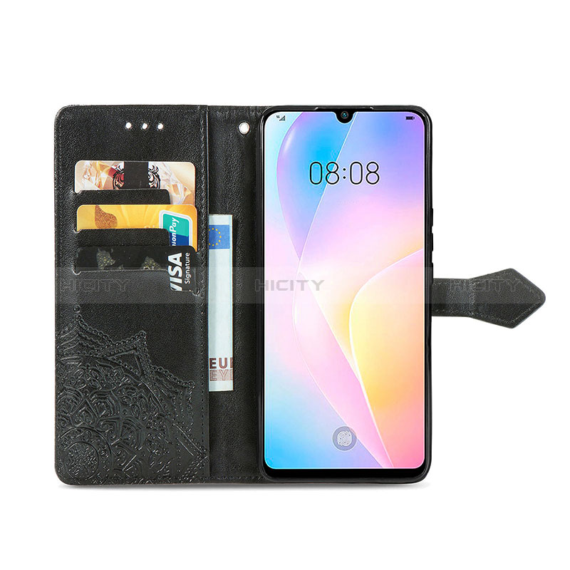 Coque Portefeuille Motif Fantaisie Livre Cuir Etui Clapet S07D pour Huawei Nova 8 SE 4G Plus