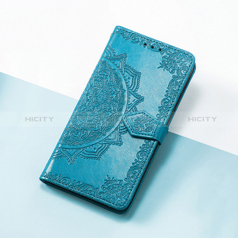 Coque Portefeuille Motif Fantaisie Livre Cuir Etui Clapet S07D pour Motorola Moto Edge (2023) 5G Bleu Plus