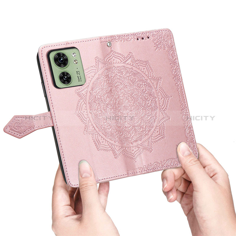 Coque Portefeuille Motif Fantaisie Livre Cuir Etui Clapet S07D pour Motorola Moto Edge (2023) 5G Plus