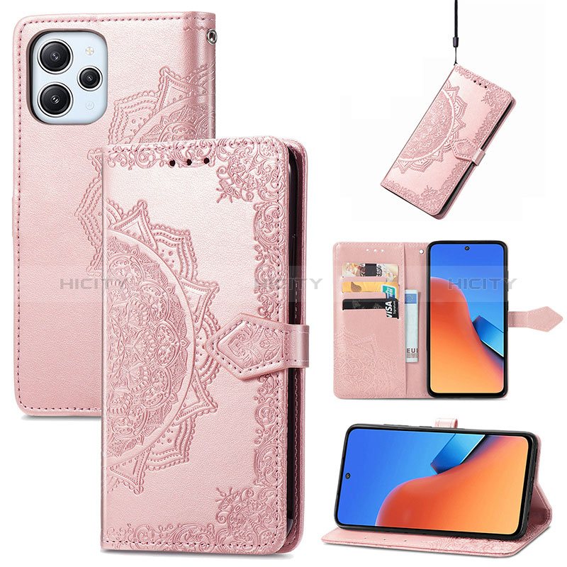 Coque Portefeuille Motif Fantaisie Livre Cuir Etui Clapet S07D pour Xiaomi Redmi 12 4G Plus