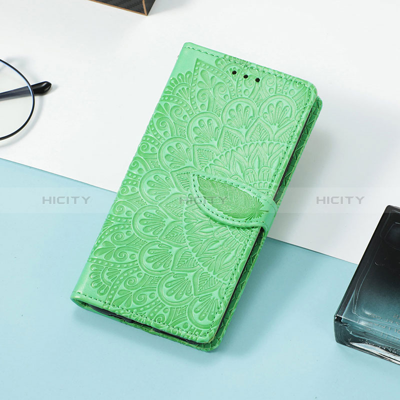 Coque Portefeuille Motif Fantaisie Livre Cuir Etui Clapet S08D pour Huawei Honor X10 Max 5G Vert Plus