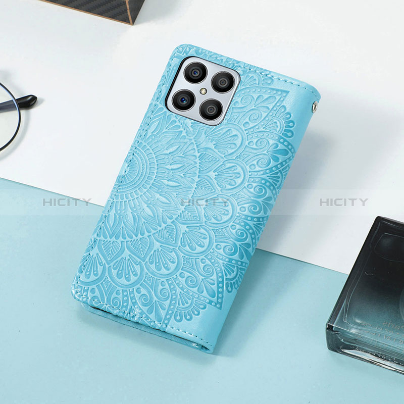 Coque Portefeuille Motif Fantaisie Livre Cuir Etui Clapet S08D pour Huawei Honor X8 4G Plus