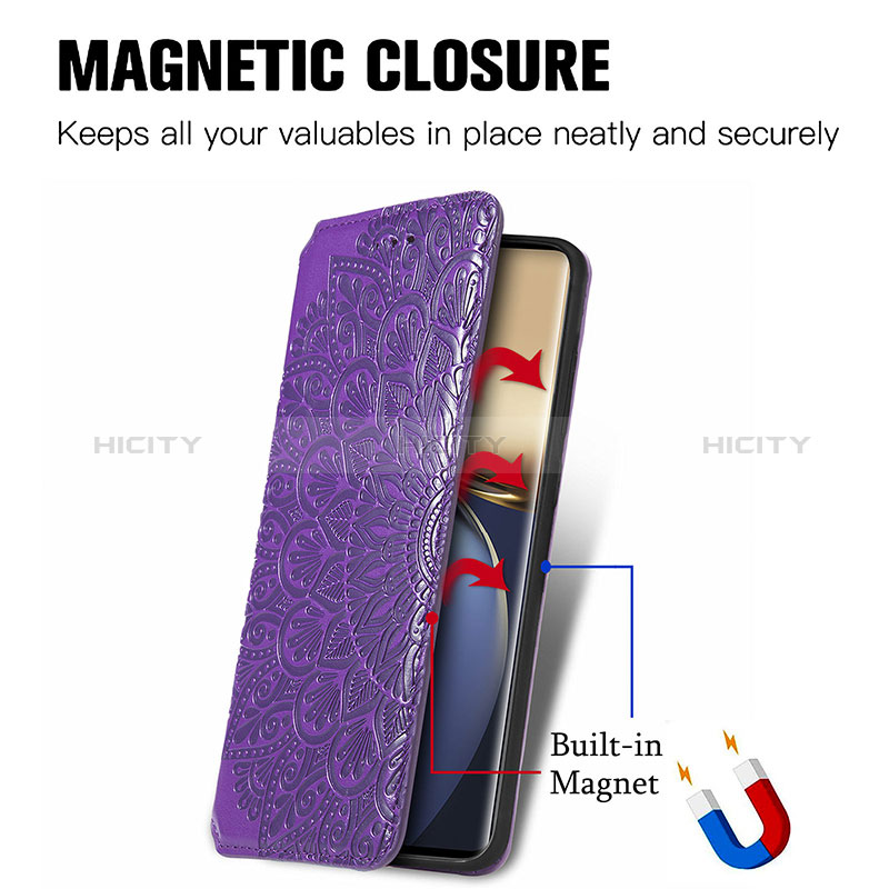 Coque Portefeuille Motif Fantaisie Livre Cuir Etui Clapet S09D pour Huawei Honor Magic3 Pro 5G Plus