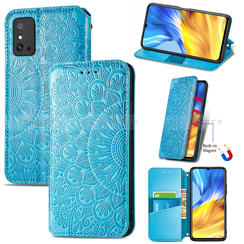 Coque Portefeuille Motif Fantaisie Livre Cuir Etui Clapet S09D pour Huawei Honor X10 Max 5G Plus