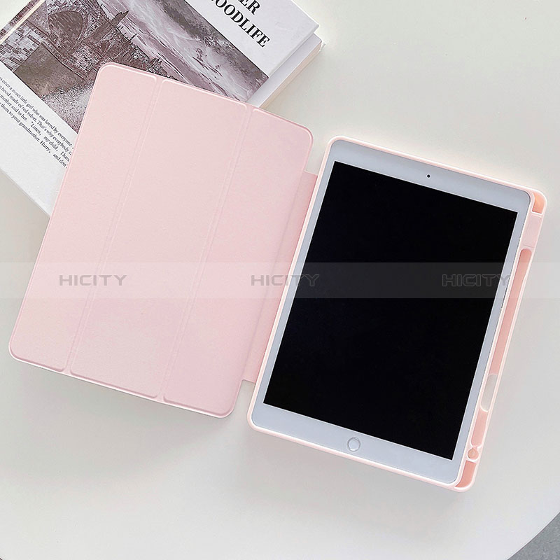 Coque Portefeuille Motif Fantaisie Livre Cuir Etui Clapet XH1 pour Apple iPad 10.2 (2019) Rose Plus