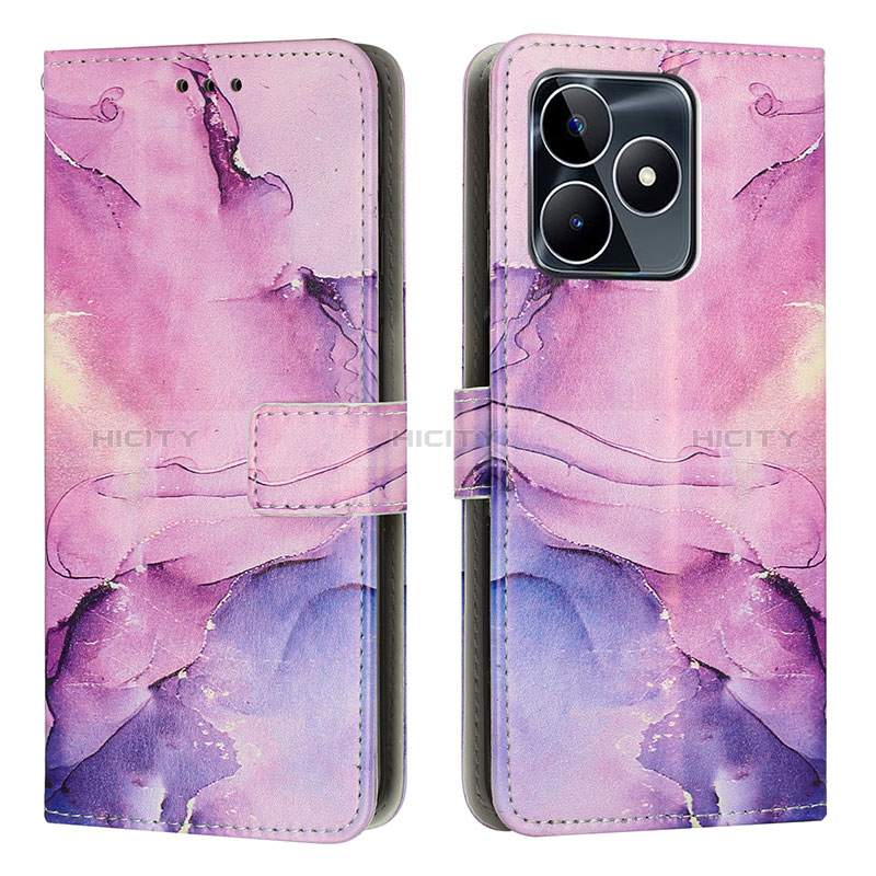 Coque Portefeuille Motif Fantaisie Livre Cuir Etui Clapet Y01X pour Realme C53 Plus