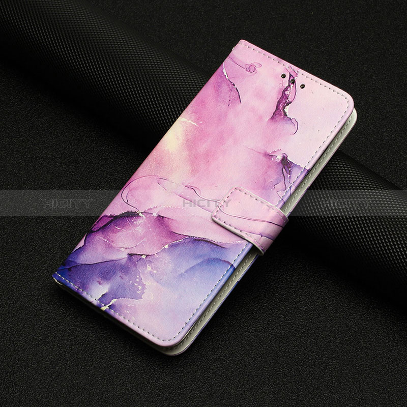 Coque Portefeuille Motif Fantaisie Livre Cuir Etui Clapet Y01X pour Xiaomi Poco F5 Pro 5G Violet Plus