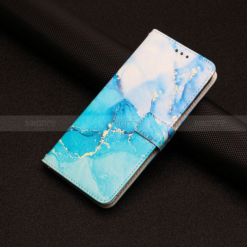 Coque Portefeuille Motif Fantaisie Livre Cuir Etui Clapet Y01X pour Xiaomi Poco M4 Pro 4G Bleu Plus