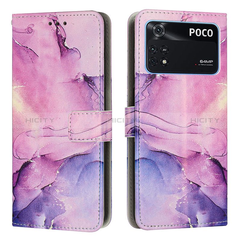 Coque Portefeuille Motif Fantaisie Livre Cuir Etui Clapet Y01X pour Xiaomi Poco M4 Pro 4G Plus