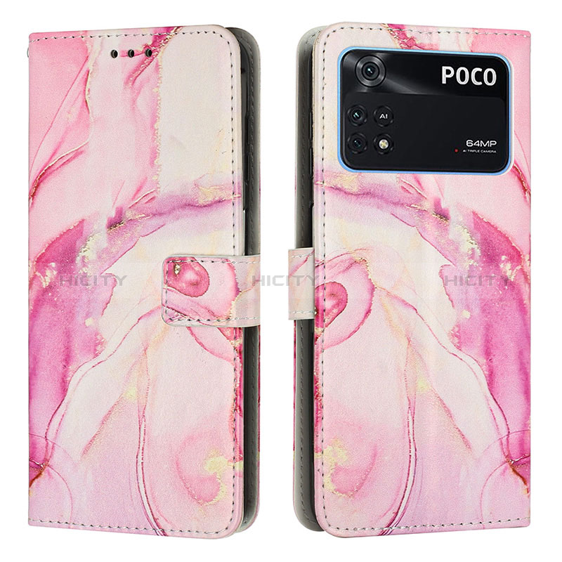 Coque Portefeuille Motif Fantaisie Livre Cuir Etui Clapet Y01X pour Xiaomi Poco M4 Pro 4G Plus