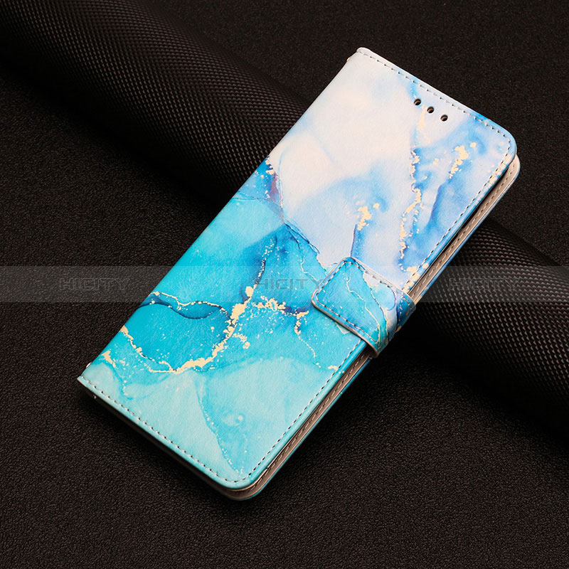 Coque Portefeuille Motif Fantaisie Livre Cuir Etui Clapet Y01X pour Xiaomi Poco X5 Pro 5G Bleu Plus