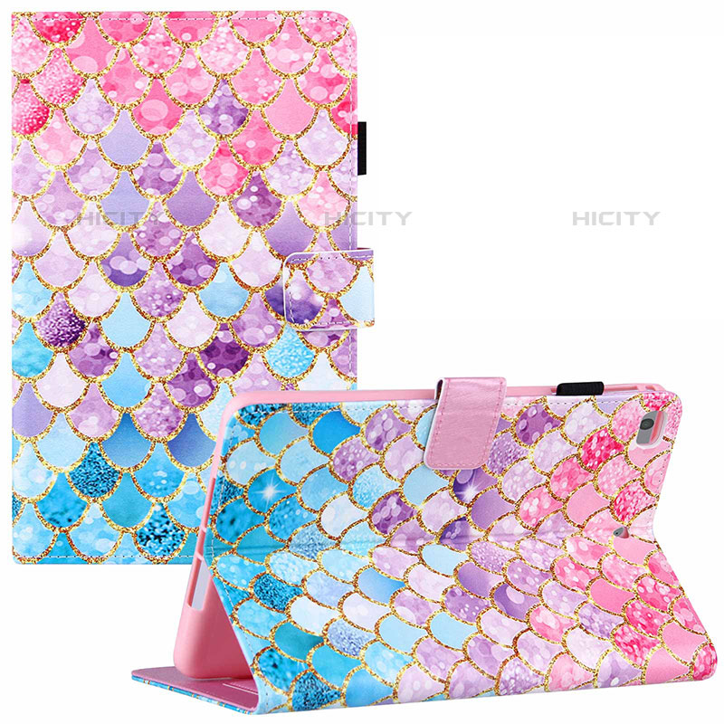 Coque Portefeuille Motif Fantaisie Livre Cuir Etui Clapet Y02B pour Apple iPad Mini 5 (2019) Colorful Plus