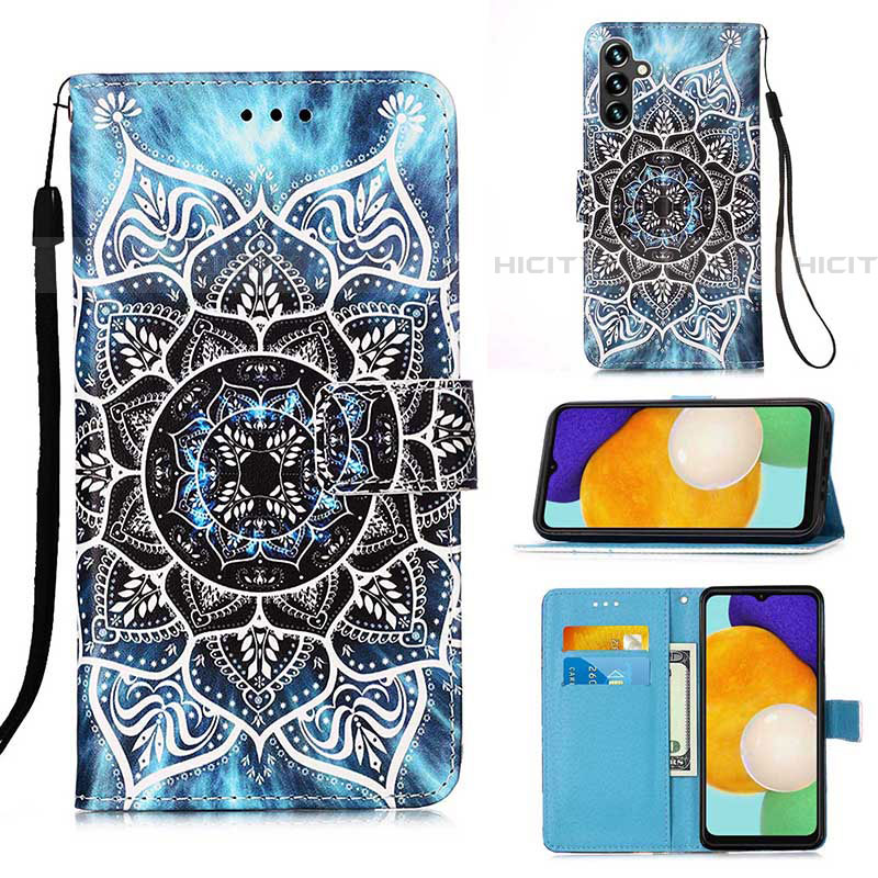 Coque Portefeuille Motif Fantaisie Livre Cuir Etui Clapet Y02B pour Samsung Galaxy A04s Mixte Plus