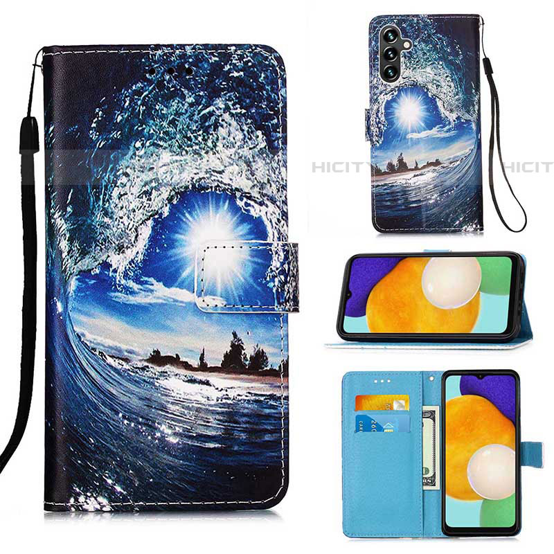 Coque Portefeuille Motif Fantaisie Livre Cuir Etui Clapet Y02B pour Samsung Galaxy A04s Plus