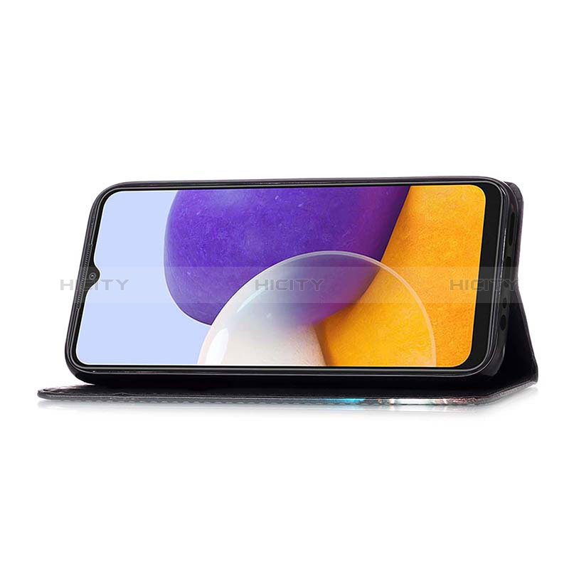 Coque Portefeuille Motif Fantaisie Livre Cuir Etui Clapet Y02B pour Samsung Galaxy A22s 5G Plus