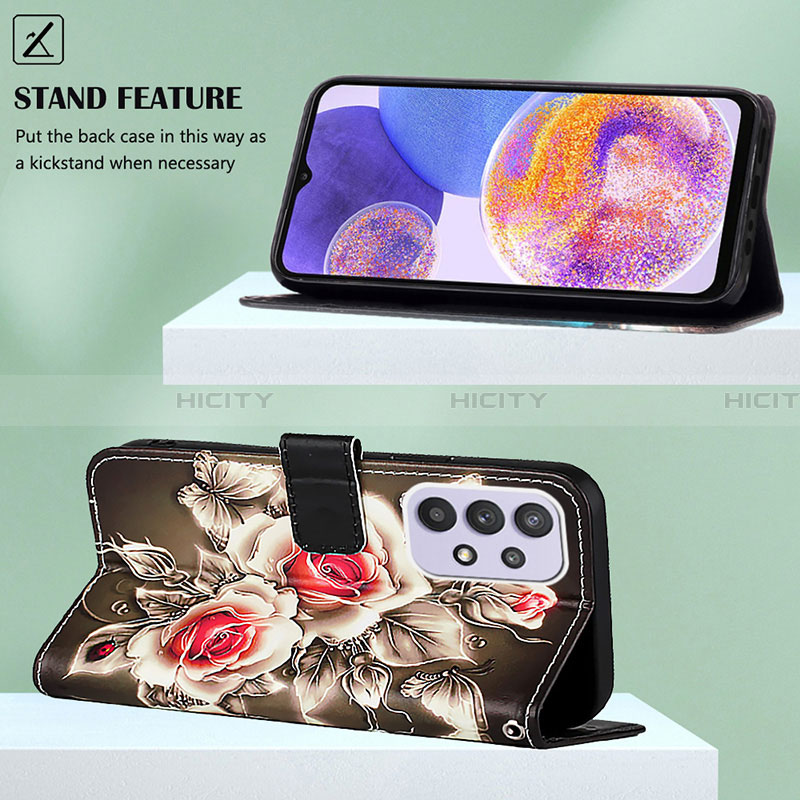 Coque Portefeuille Motif Fantaisie Livre Cuir Etui Clapet Y02B pour Samsung Galaxy A23 4G Plus