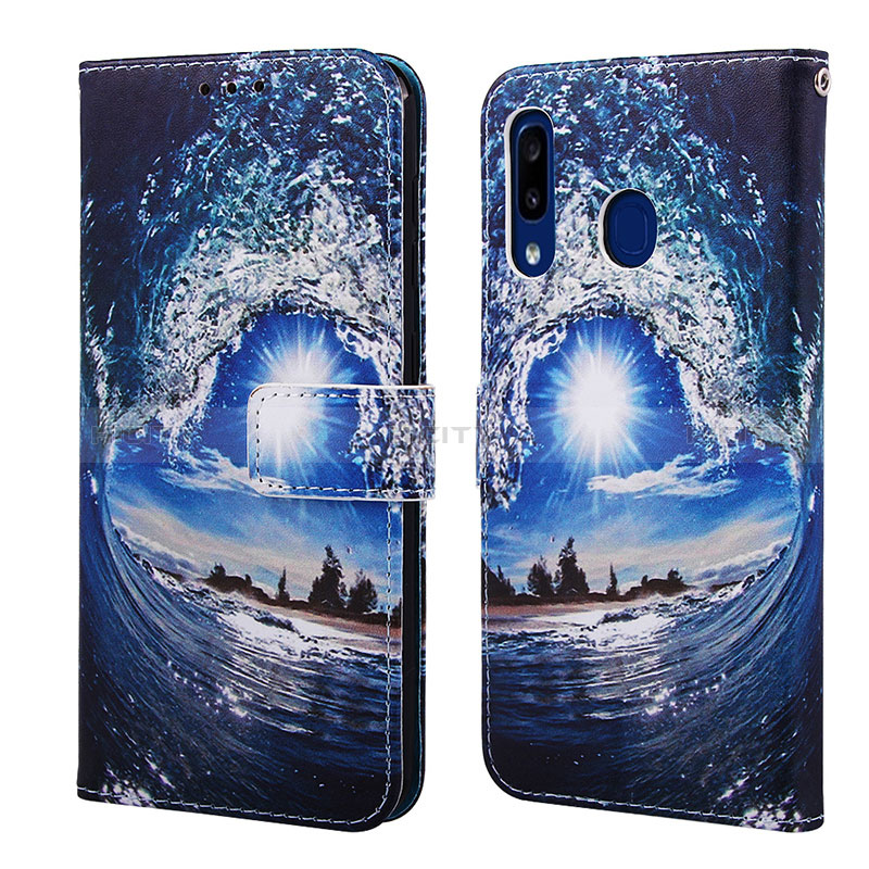 Coque Portefeuille Motif Fantaisie Livre Cuir Etui Clapet Y02B pour Samsung Galaxy A30 Plus