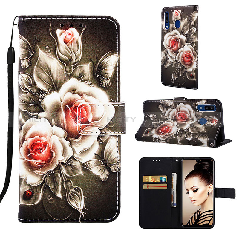 Coque Portefeuille Motif Fantaisie Livre Cuir Etui Clapet Y02B pour Samsung Galaxy A30 Plus