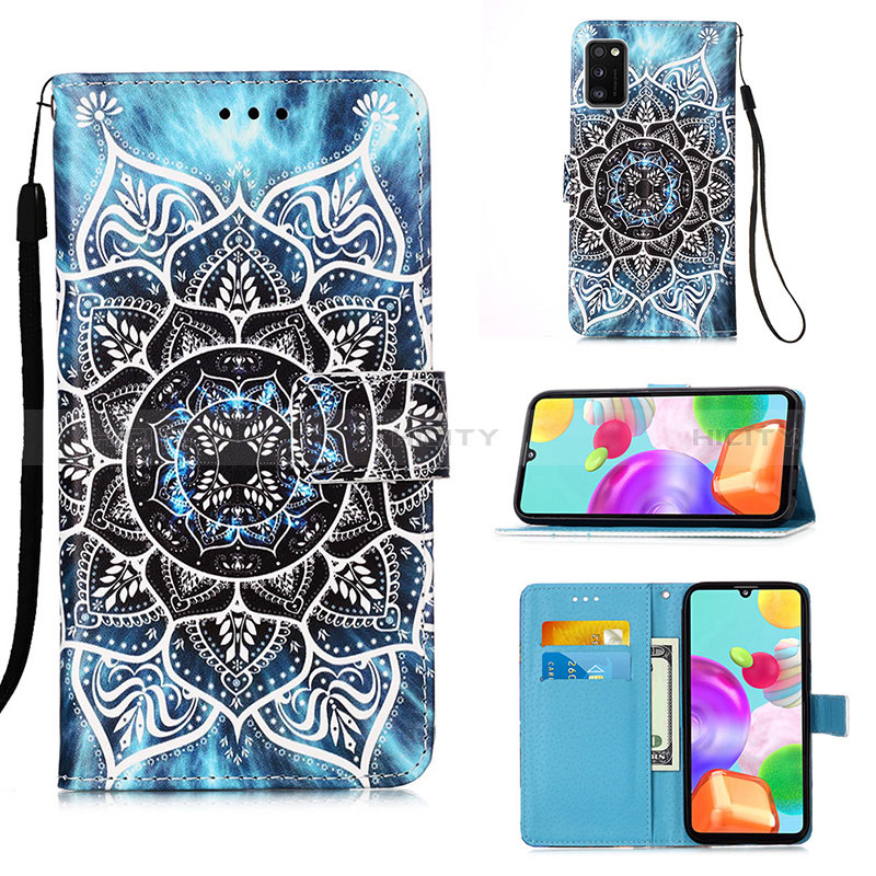 Coque Portefeuille Motif Fantaisie Livre Cuir Etui Clapet Y02B pour Samsung Galaxy A41 Mixte Plus