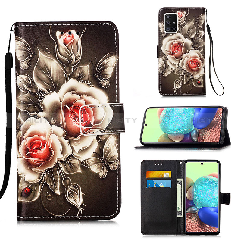 Coque Portefeuille Motif Fantaisie Livre Cuir Etui Clapet Y02B pour Samsung Galaxy A71 4G A715 Plus