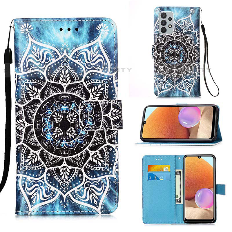 Coque Portefeuille Motif Fantaisie Livre Cuir Etui Clapet Y02B pour Samsung Galaxy M32 5G Plus