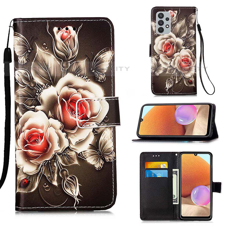 Coque Portefeuille Motif Fantaisie Livre Cuir Etui Clapet Y02B pour Samsung Galaxy M32 5G Plus