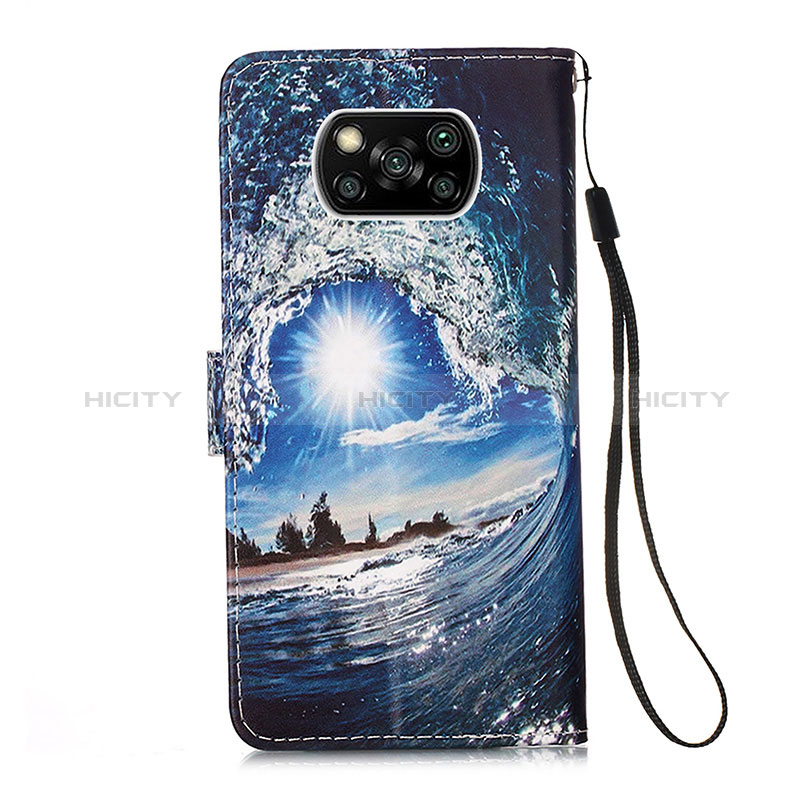 Coque Portefeuille Motif Fantaisie Livre Cuir Etui Clapet Y02B pour Xiaomi Poco X3 Pro Plus