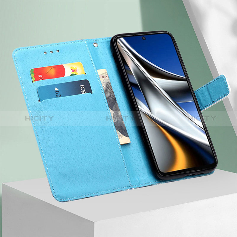 Coque Portefeuille Motif Fantaisie Livre Cuir Etui Clapet Y02B pour Xiaomi Poco X4 Pro 5G Plus