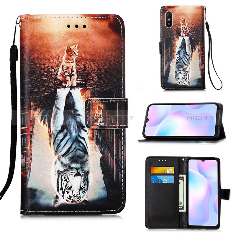 Coque Portefeuille Motif Fantaisie Livre Cuir Etui Clapet Y02B pour Xiaomi Redmi 9AT Plus