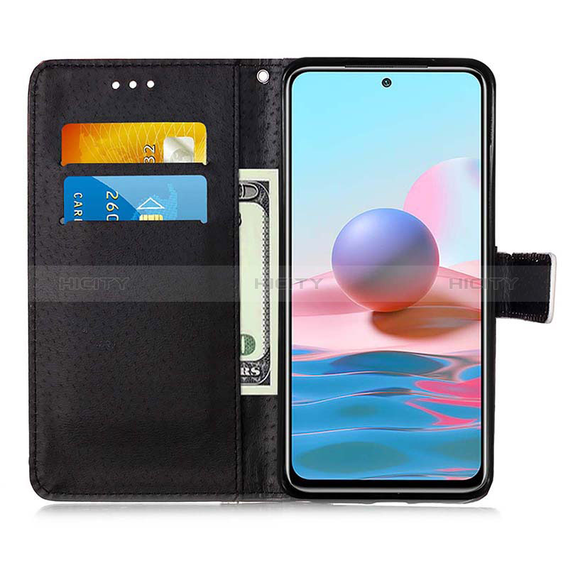 Coque Portefeuille Motif Fantaisie Livre Cuir Etui Clapet Y02B pour Xiaomi Redmi Note 10 4G Plus