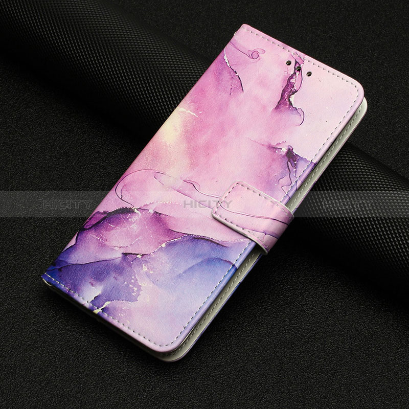 Coque Portefeuille Motif Fantaisie Livre Cuir Etui Clapet Y02X pour Google Pixel 7 5G Violet Plus