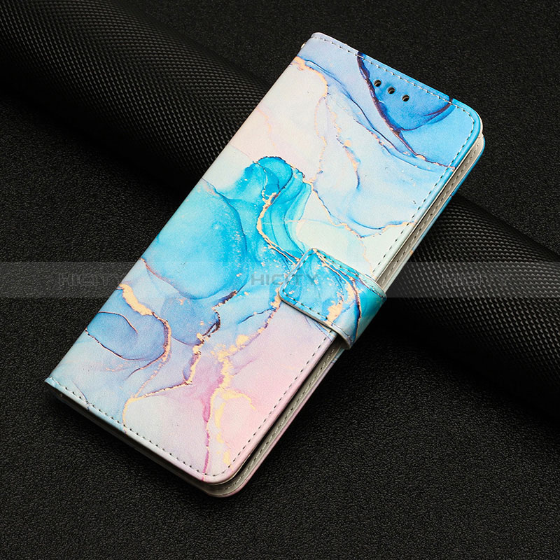 Coque Portefeuille Motif Fantaisie Livre Cuir Etui Clapet Y02X pour Google Pixel 7 Pro 5G Bleu Ciel Plus