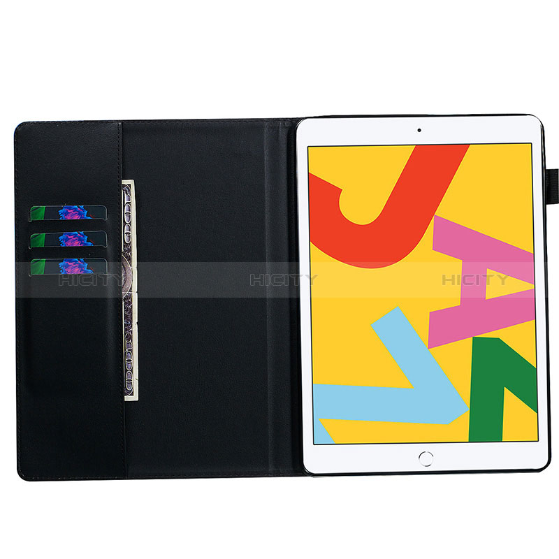 Coque Portefeuille Motif Fantaisie Livre Cuir Etui Clapet Y03B pour Apple iPad 10.2 (2019) Plus