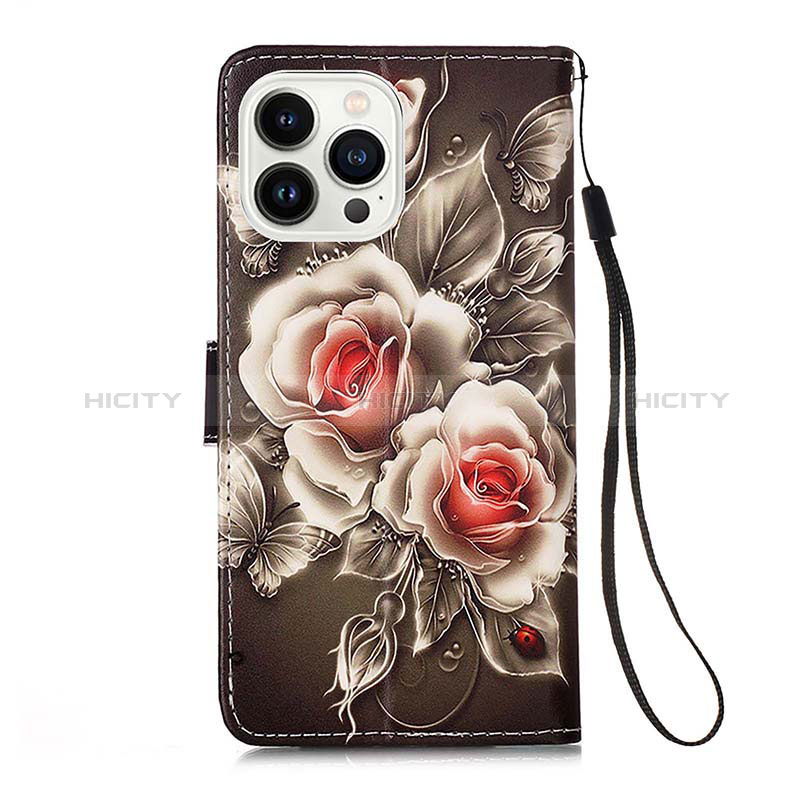 Coque Portefeuille Motif Fantaisie Livre Cuir Etui Clapet Y03B pour Apple iPhone 13 Pro Plus