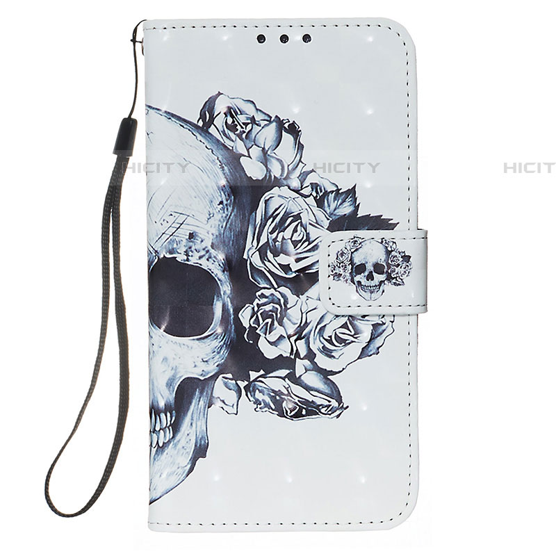 Coque Portefeuille Motif Fantaisie Livre Cuir Etui Clapet Y03B pour Samsung Galaxy A01 SM-A015 Noir Plus