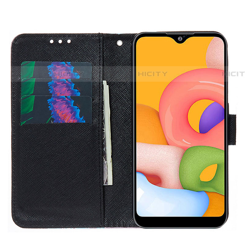 Coque Portefeuille Motif Fantaisie Livre Cuir Etui Clapet Y03B pour Samsung Galaxy A01 SM-A015 Plus