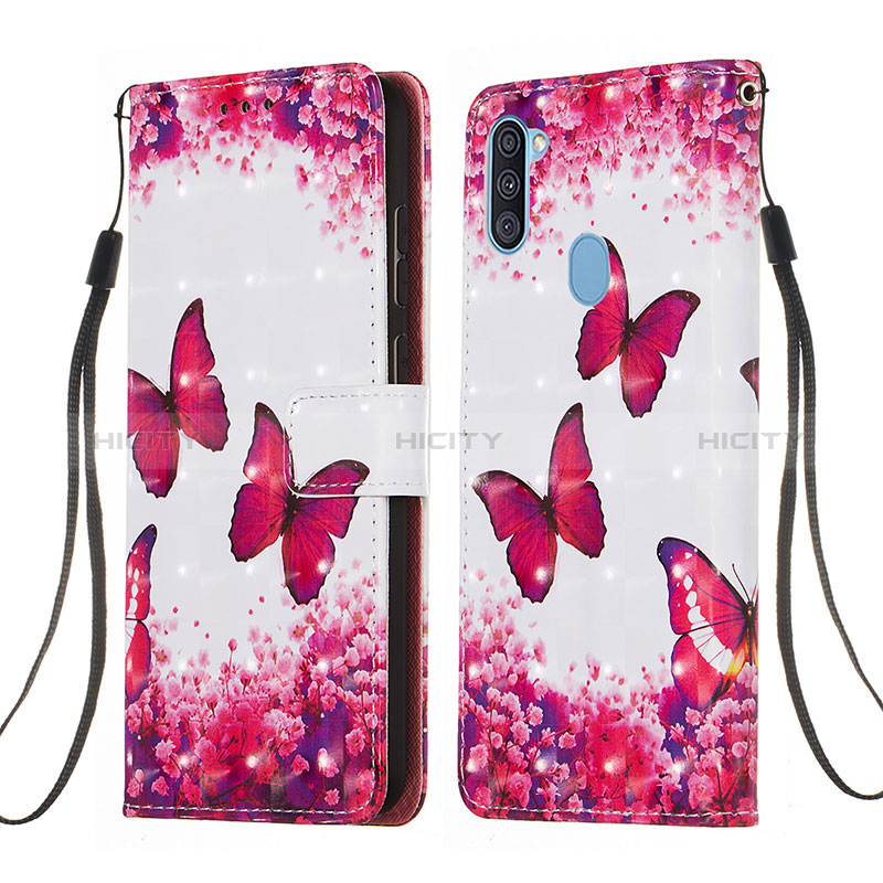 Coque Portefeuille Motif Fantaisie Livre Cuir Etui Clapet Y03B pour Samsung Galaxy A11 Plus