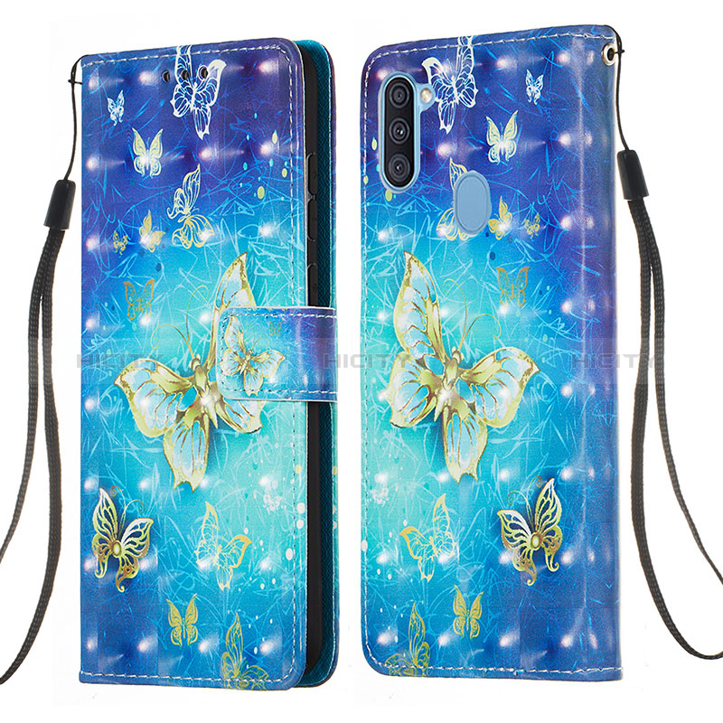 Coque Portefeuille Motif Fantaisie Livre Cuir Etui Clapet Y03B pour Samsung Galaxy A11 Plus