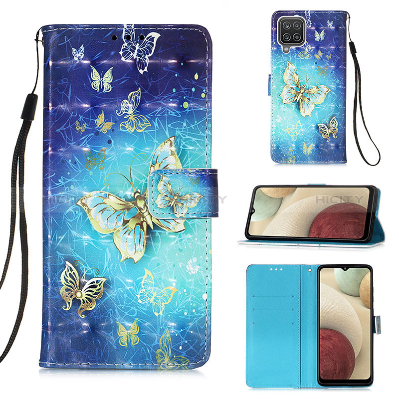 Coque Portefeuille Motif Fantaisie Livre Cuir Etui Clapet Y03B pour Samsung Galaxy A12 5G Plus