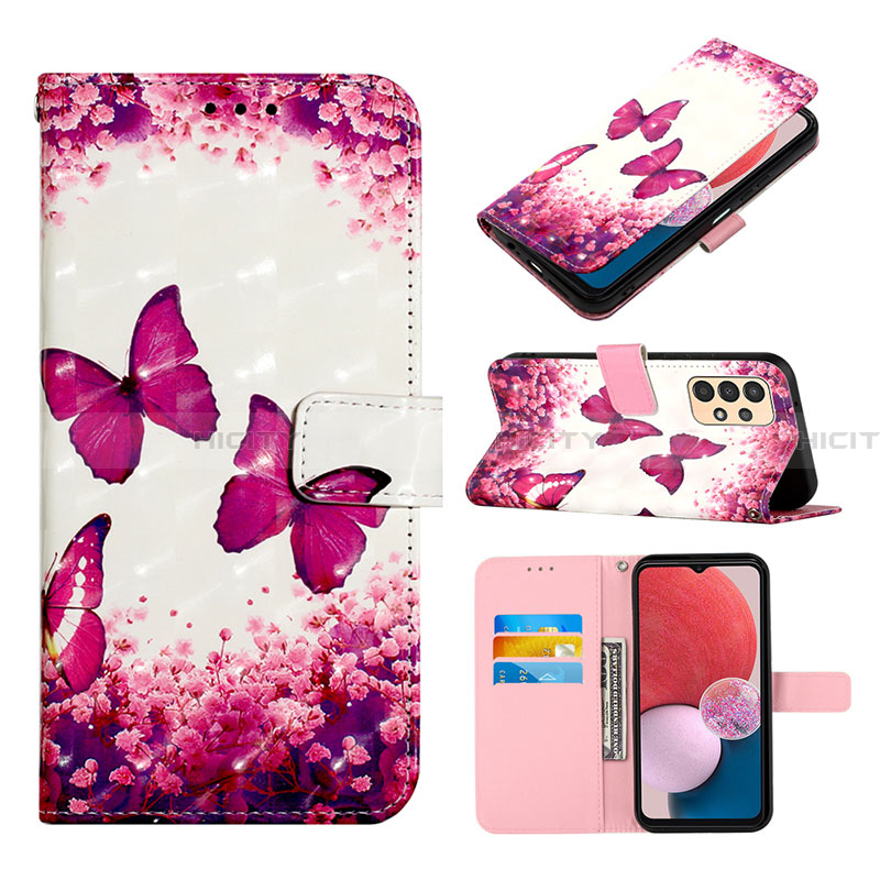 Coque Portefeuille Motif Fantaisie Livre Cuir Etui Clapet Y03B pour Samsung Galaxy A13 4G Plus