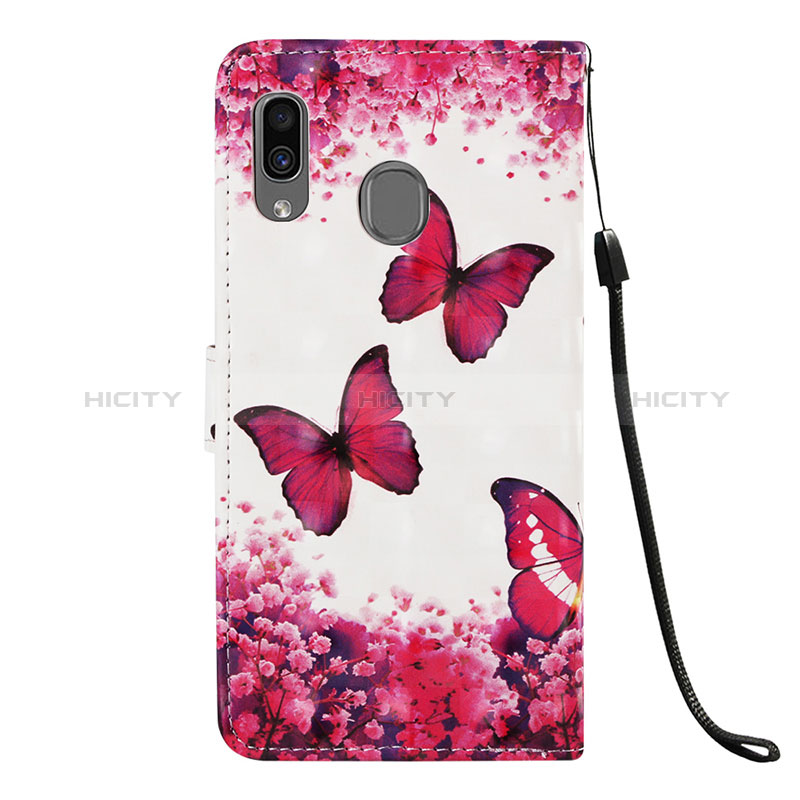 Coque Portefeuille Motif Fantaisie Livre Cuir Etui Clapet Y03B pour Samsung Galaxy A20 Plus