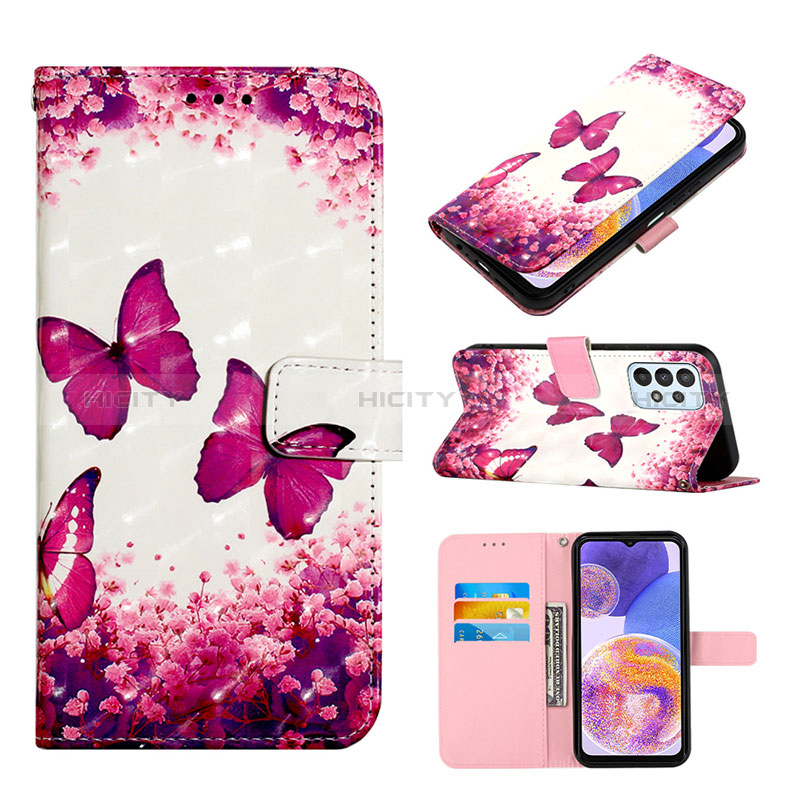 Coque Portefeuille Motif Fantaisie Livre Cuir Etui Clapet Y03B pour Samsung Galaxy A23 5G Plus