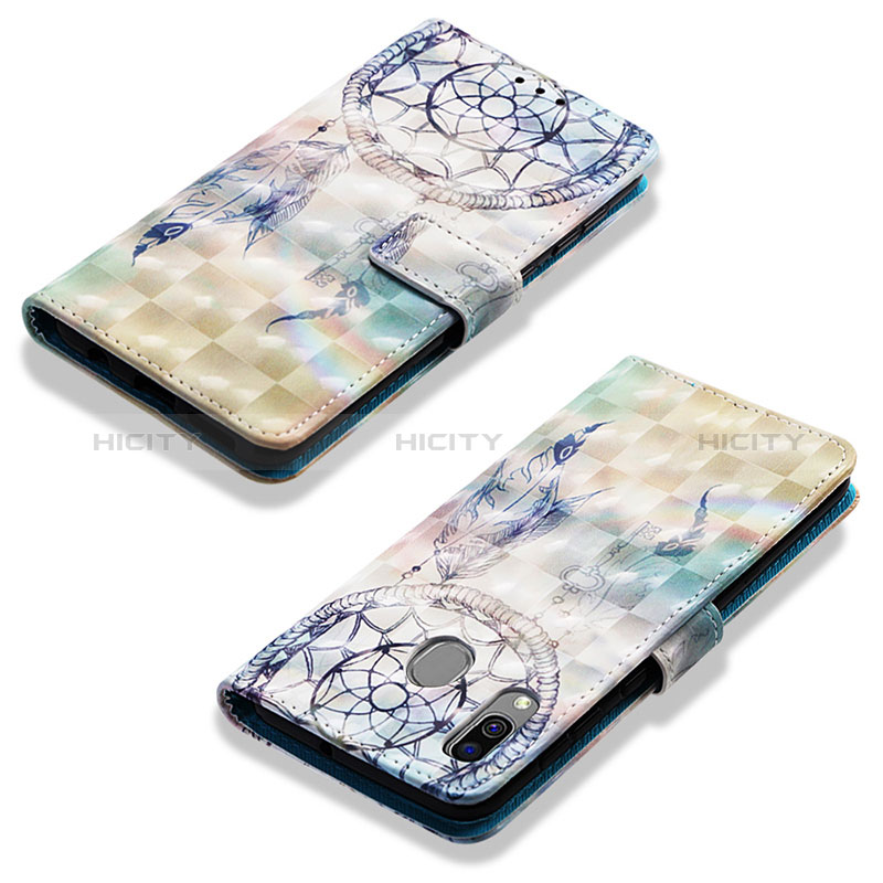 Coque Portefeuille Motif Fantaisie Livre Cuir Etui Clapet Y03B pour Samsung Galaxy A40 Plus