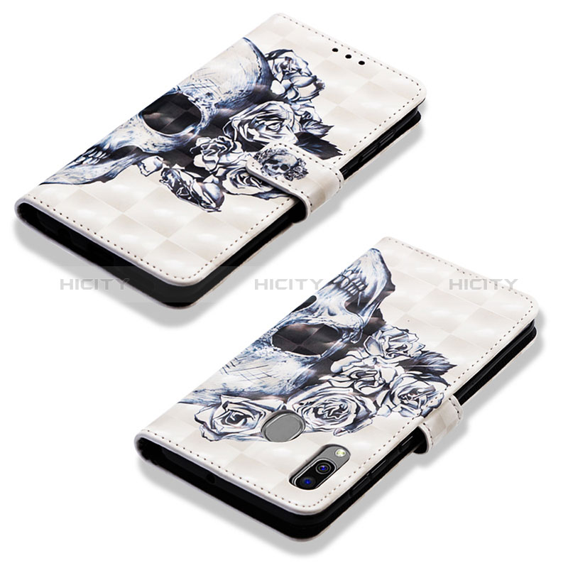 Coque Portefeuille Motif Fantaisie Livre Cuir Etui Clapet Y03B pour Samsung Galaxy A40 Plus